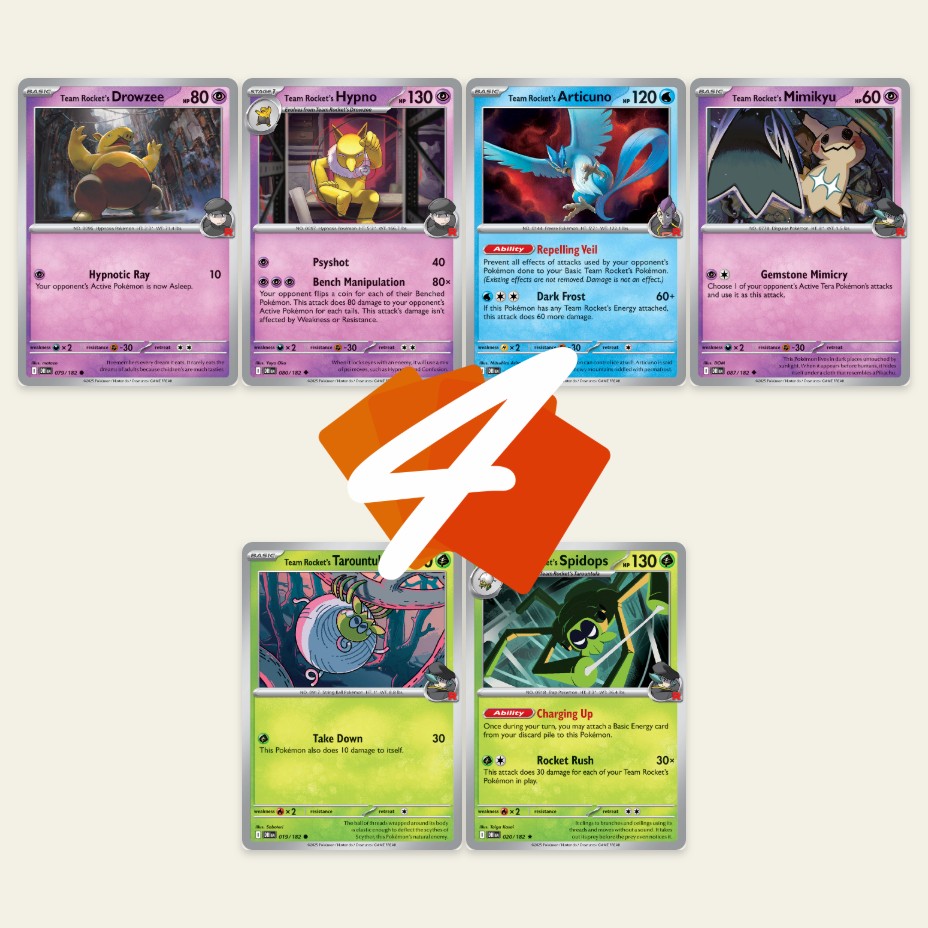 You forced me to play this Team Rocket’s Hypno deck!